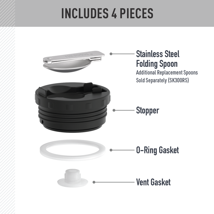 16oz + 24oz STAINLESS KING™ FOOD JAR - REPLACEMENT STOPPER