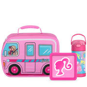 Barbie Bundle - Novelty Barbie Camper Lunch Box, 12oz. FUNtainer Water Bottle and Hard Ice thumbnail
