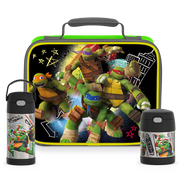Teenage Mutant Ninja Turtles Bundle - Soft Lunch Box, 12oz FUNtainer® Water Bottle & 10oz FUNtainer® Food Jar thumbnail