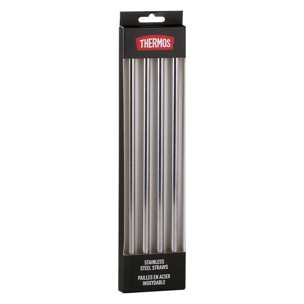 STAINLESS STEEL REPLACEMENT STRAWS - 4PK - Thumbnail 3