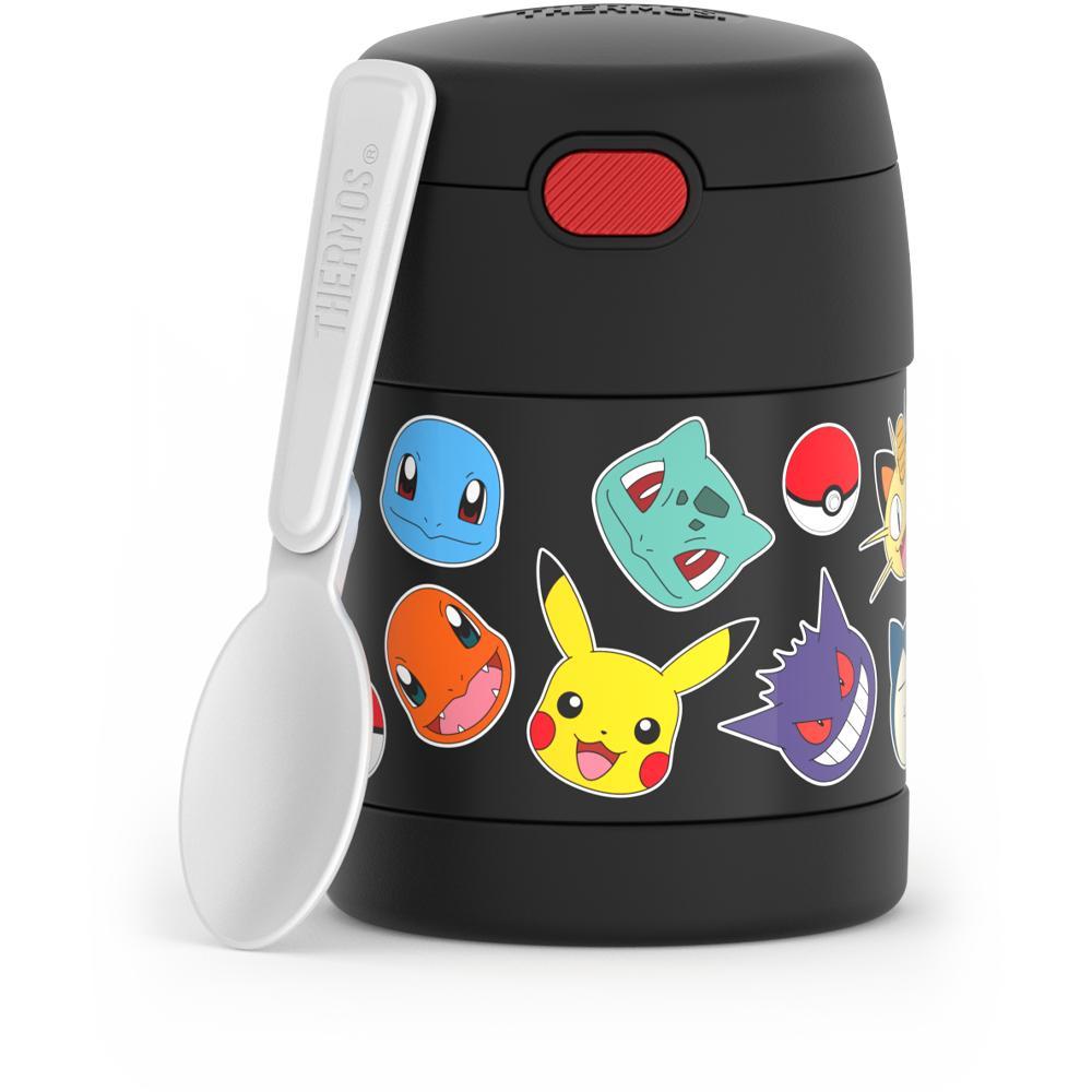 Skaters Pokemon thermos Water Bottle 400ml w/ Cup & Strap