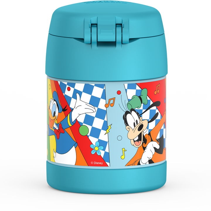 Thermos® 10oz FUNtainer® food jar in Default Title — back view showing handle and base