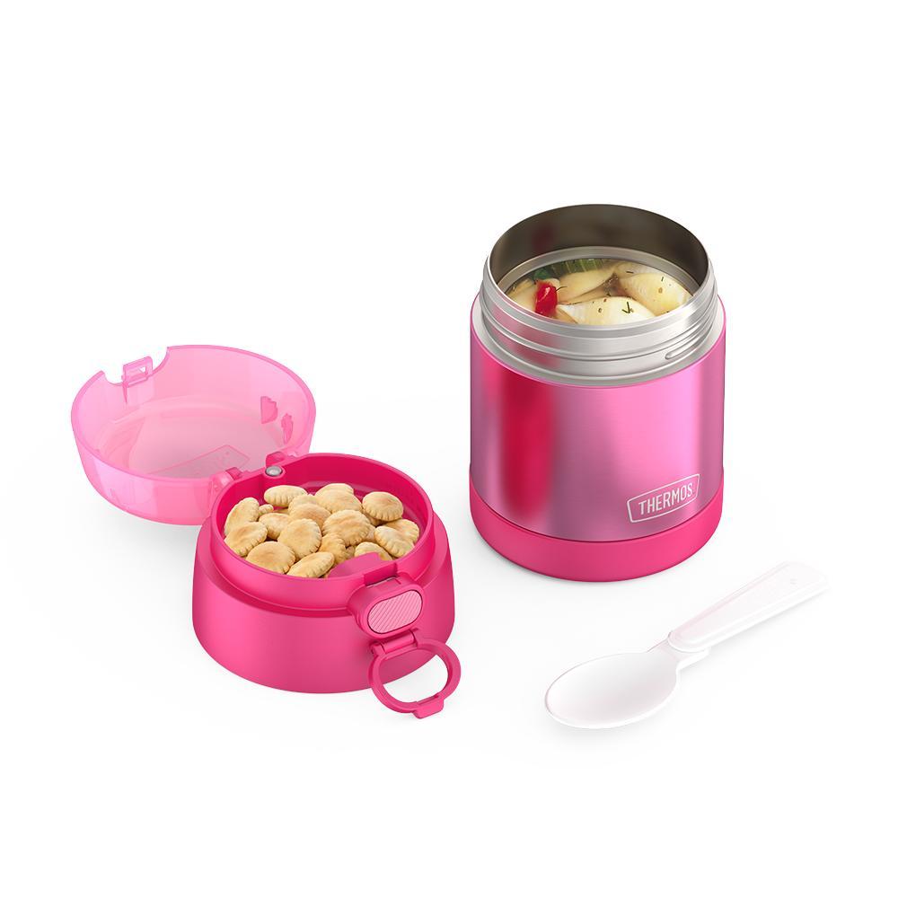 10oz FUNTAINER® FOOD JAR WITH SNACK TOP