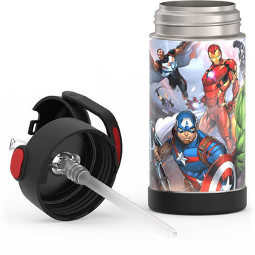 Thermos FUNtainer Marvel Avengers Bottle, Blue, 12 Ounces – ShopBobbys