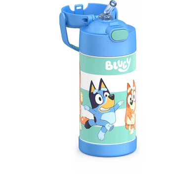 Bluey kids flip top water bottle stainless steel insulated – Happy