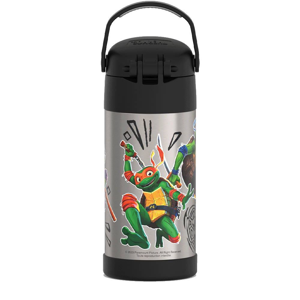 Teenage Mutant Ninja Turtles Bundle - Soft Lunch Box, 12oz FUNtainer® Water Bottle &amp; 10oz FUNtainer® Food Jar