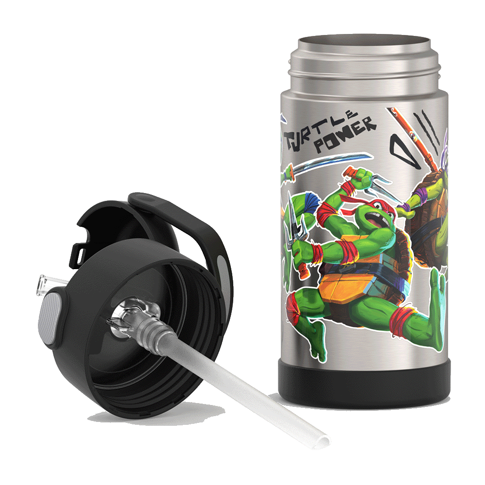 Teenage Mutant Ninja Turtles Bundle - Soft Lunch Box, 12oz FUNtainer® Water Bottle &amp; 10oz FUNtainer® Food Jar
