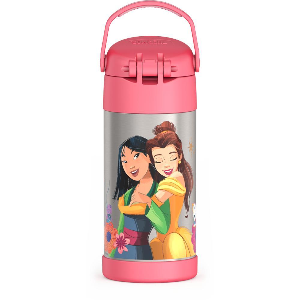 Thermos Kids Funtainer Stainless Steel Vacuum Insulated Straw Bottle,  Frozen, 12 fl oz