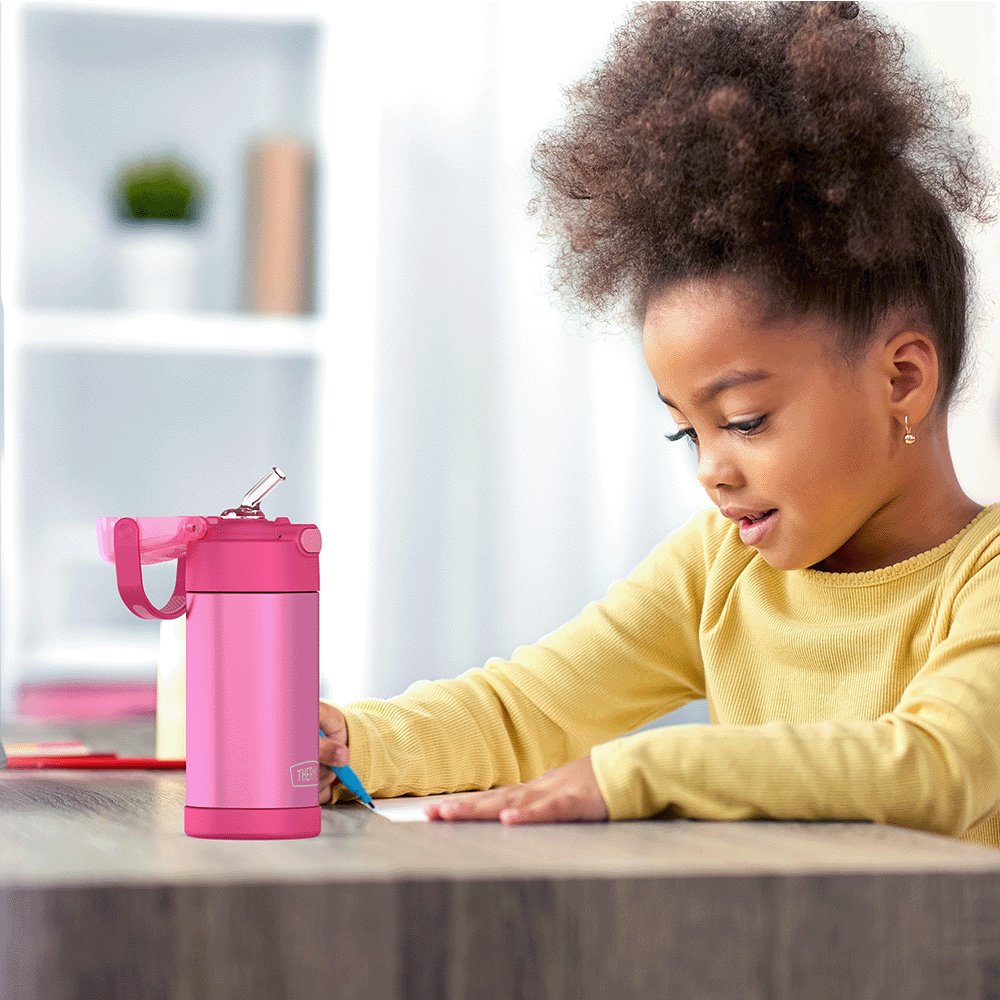 12oz FUNTAINER® WATER BOTTLE - PINK