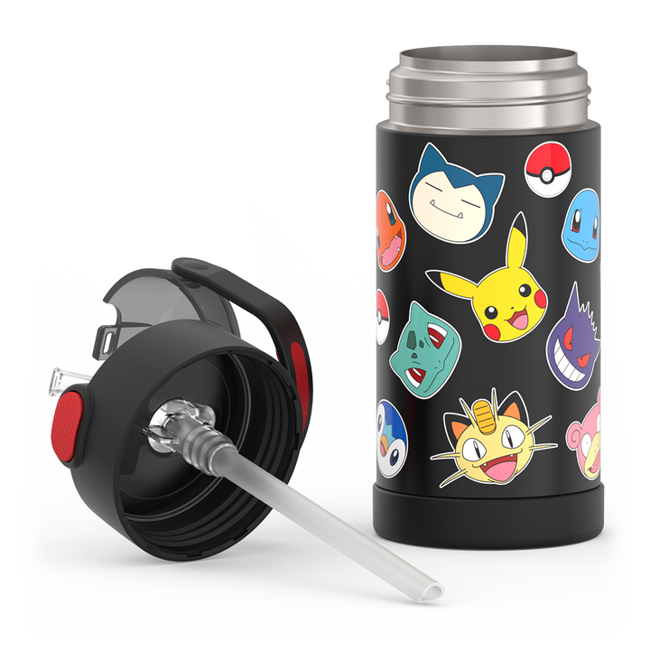 Pokémon Bundle - Novelty Lunch Box, 12oz FUNtainer® Water Bottle, 10oz FUNtainer® Food Jar &amp; Hard Ice