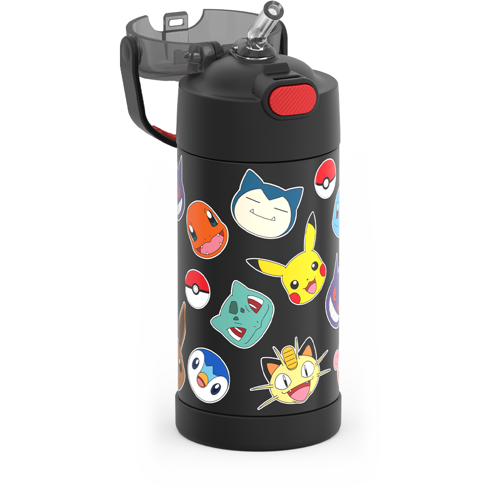 Pokémon Bundle - Novelty Lunch Box, 12oz FUNtainer® Water Bottle, 10oz FUNtainer® Food Jar &amp; Hard Ice