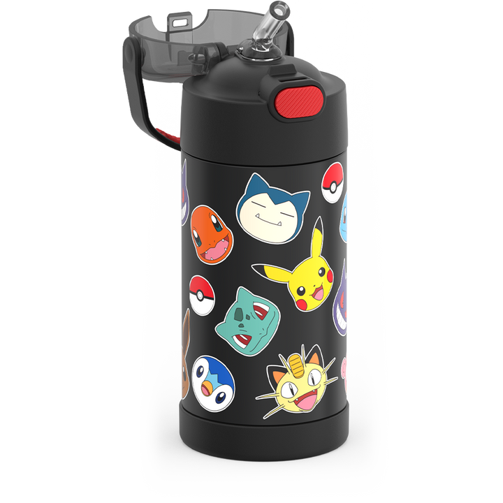 Pokémon Bundle - Novelty Lunch Box, 12oz FUNtainer® Water Bottle, 10oz FUNtainer® Food Jar &amp; Hard Ice