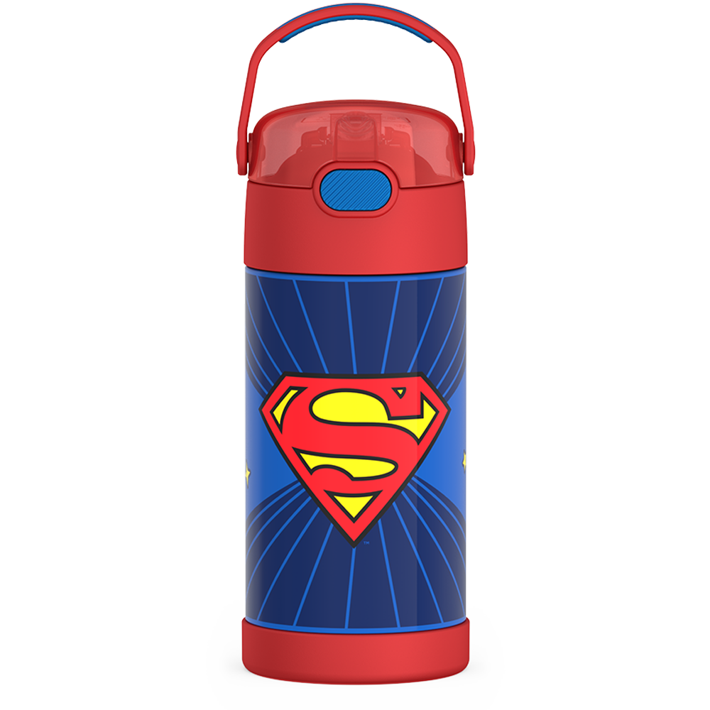 Water Bottle with Straw Kids 12oz Stainless Steel Water Bottle