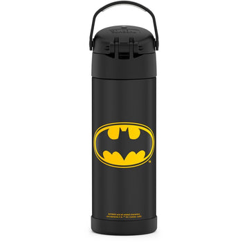 Wholesale Batman Water Bottle- 16oz SILVER/BLK