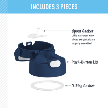 FUNTAINER® WATER BOTTLE - REPLACEMENT SPOUT LID