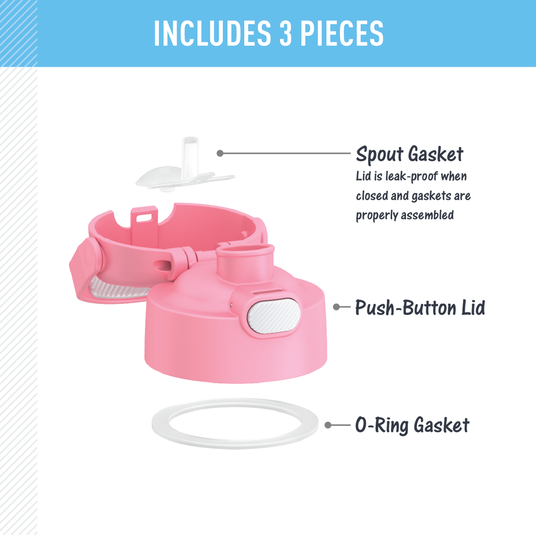 FUNTAINER® WATER BOTTLE - REPLACEMENT SPOUT LID