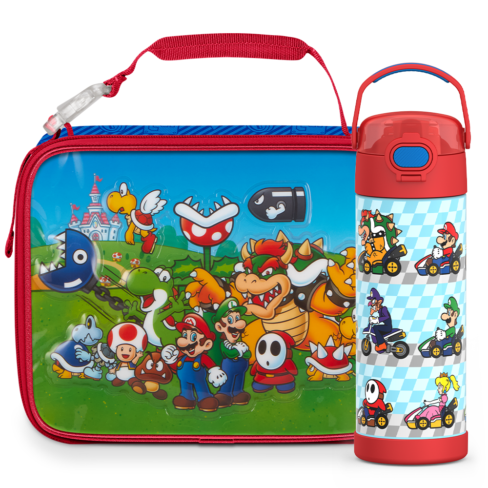 Mario Kart™ Bundle - Insulated Lunch Box and 16oz FUNtainer® Water Bottle