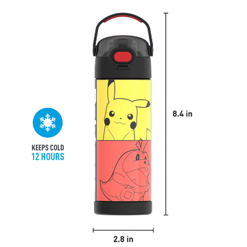Thermos 16 oz. Kid's Funtainer Stainless Steel Water Bottle - Pokemon