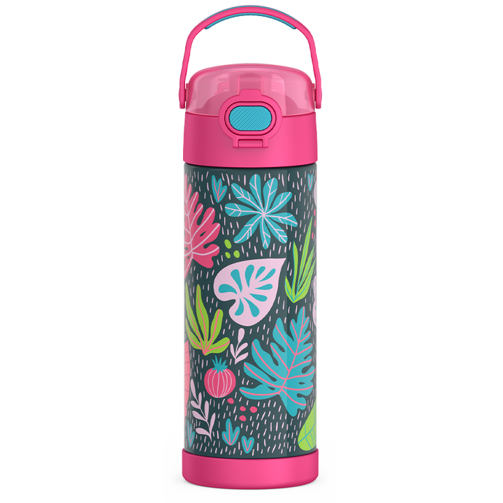 16oz FUNtainer® Water Bottle Patterns with Locking Lid