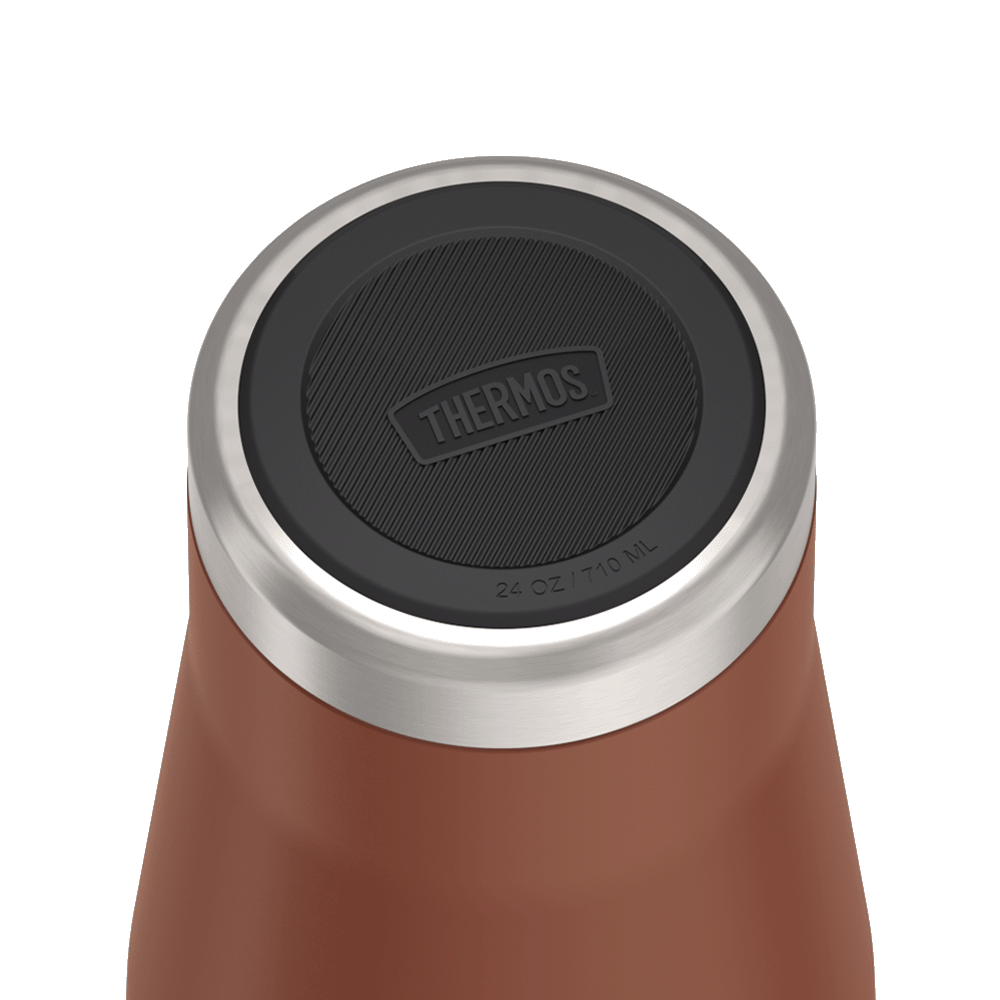 24oz ICON™ COLD TUMBLER WITH STRAW - SADDLE