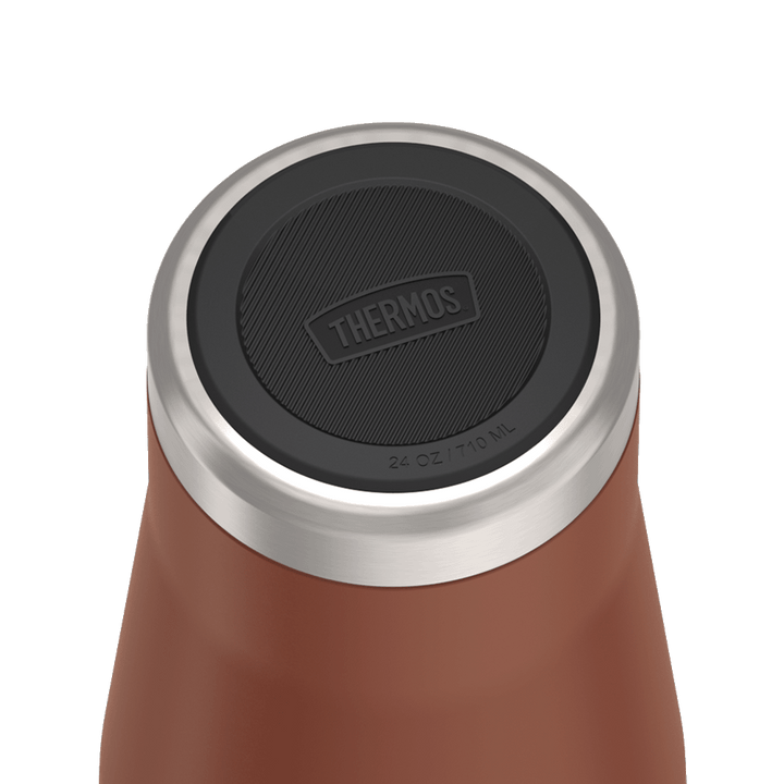 24oz ICON™ COLD TUMBLER WITH STRAW - SADDLE