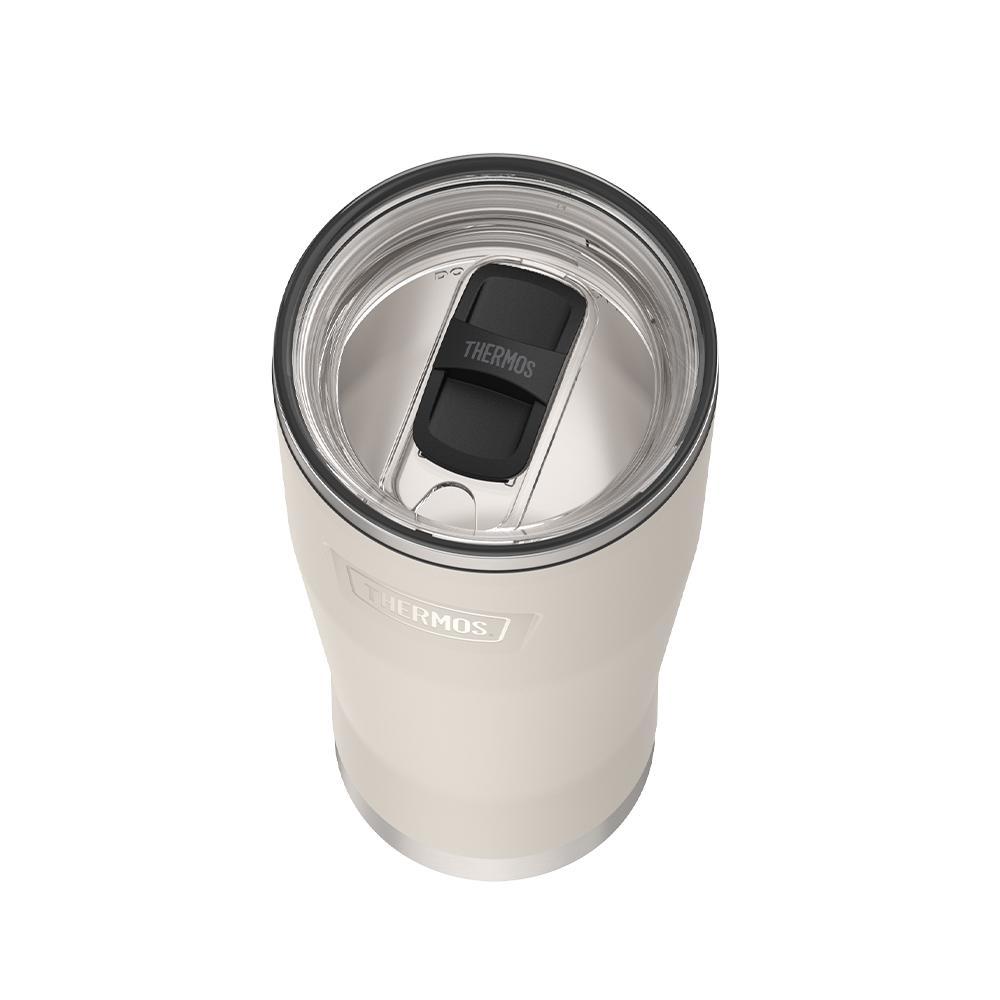Thermos Icon Series Stainless Steel Vacuum Insulated Cold Tumbler with Straw, Saddle, 24oz