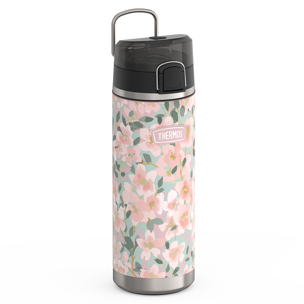 24oz ICON™ WATER BOTTLE WITH SPOUT - WATERCOLOR FLORAL