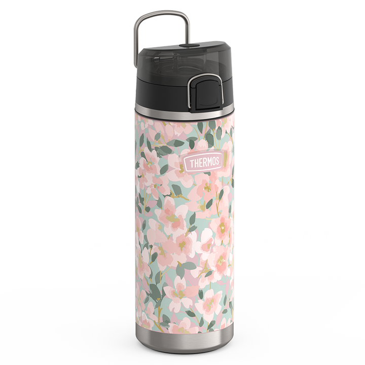 24oz ICON™ WATER BOTTLE WITH SPOUT - WATERCOLOR FLORAL