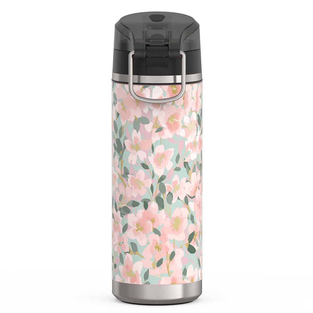 24oz ICON™ WATER BOTTLE WITH SPOUT - WATERCOLOR FLORAL