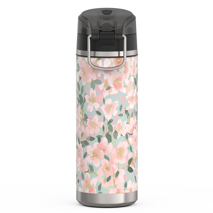 24oz ICON™ WATER BOTTLE WITH SPOUT - WATERCOLOR FLORAL