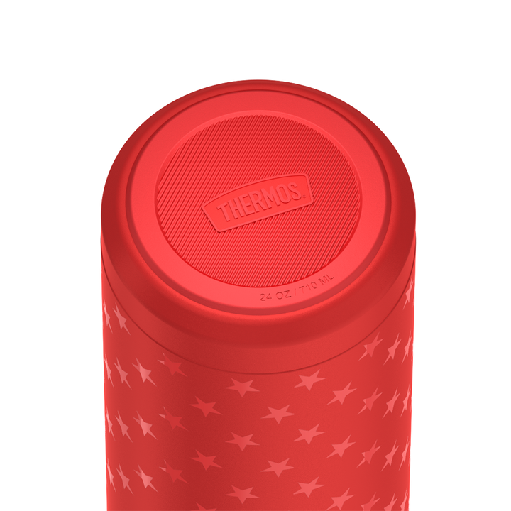 24oz ICON™ WATER BOTTLE WITH SPOUT - RED STARS