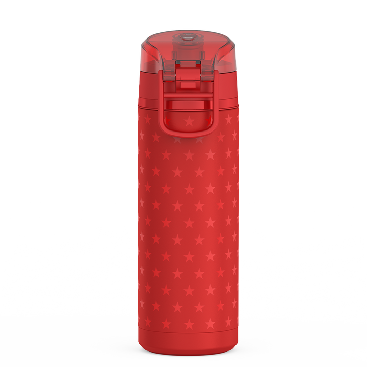 24oz ICON™ WATER BOTTLE WITH SPOUT - RED STARS