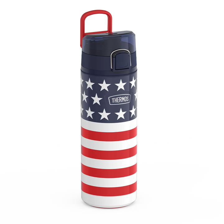24oz ICON™ WATER BOTTLE WITH SPOUT - AMERICAN FLAG