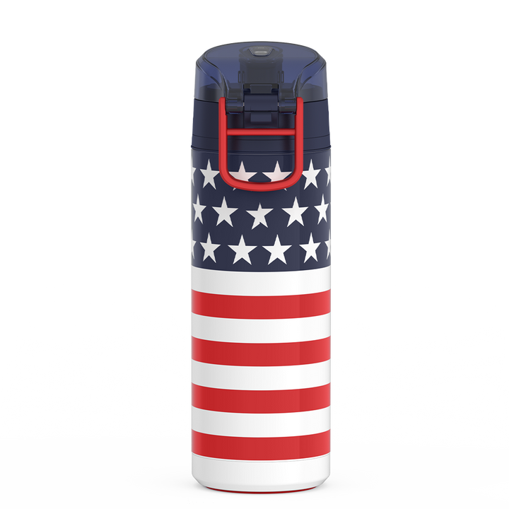 24oz ICON™ WATER BOTTLE WITH SPOUT - AMERICAN FLAG