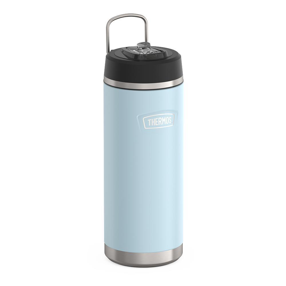 Thermos shops stainless steel straw bottle