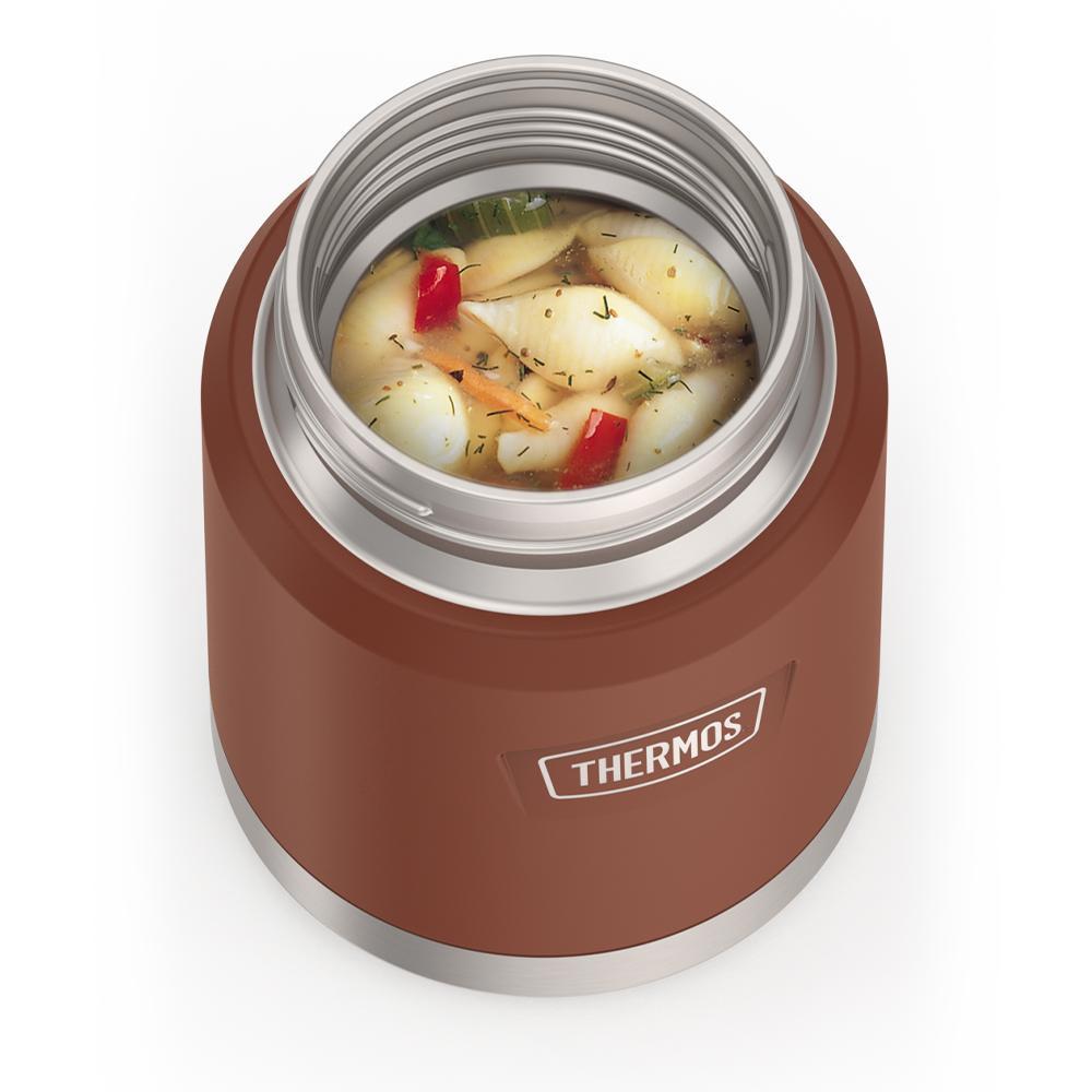 Thermos 16 oz. Icon Stainless Steel Food Jar w/ Spoon - Granite