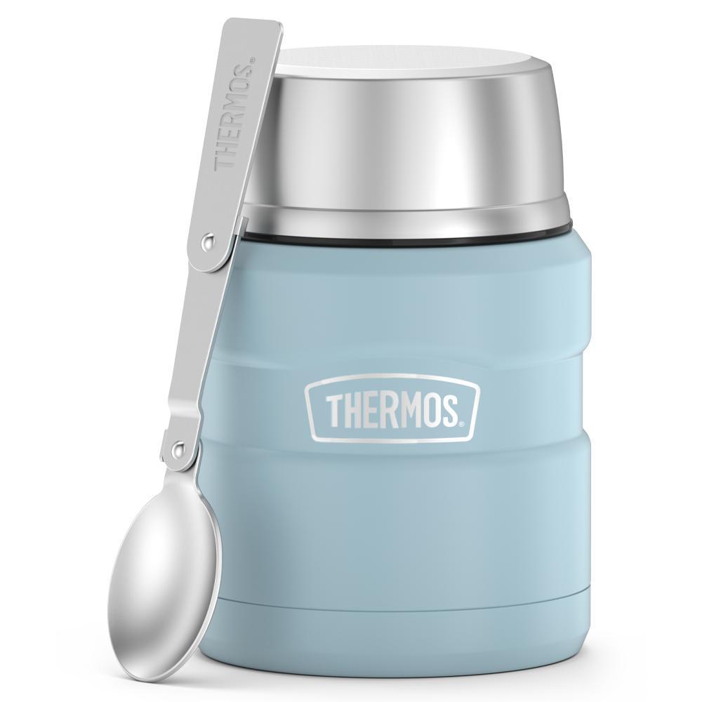 Thermos Stainless King 16 Oz. Silver Stainless Steel Food Jar With
