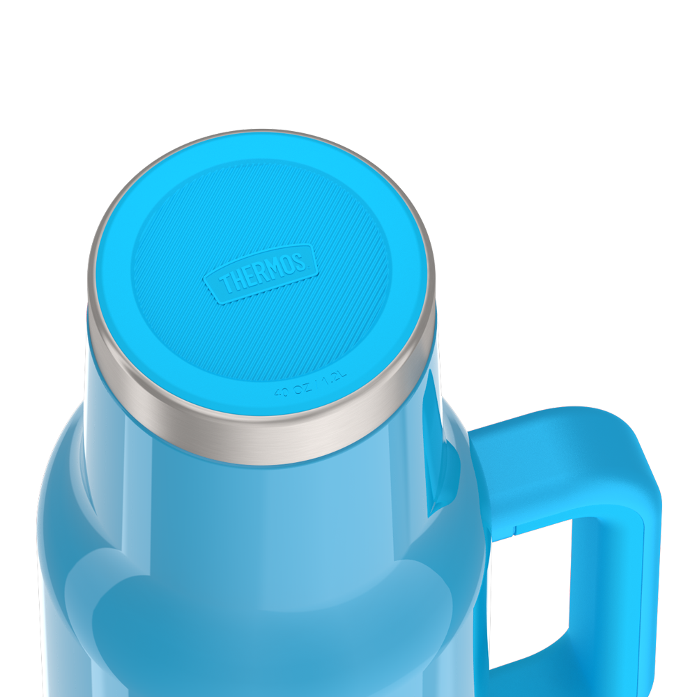40oz STAINLESS STEEL CUP HOLDER MUG - BRIGHT BLUE