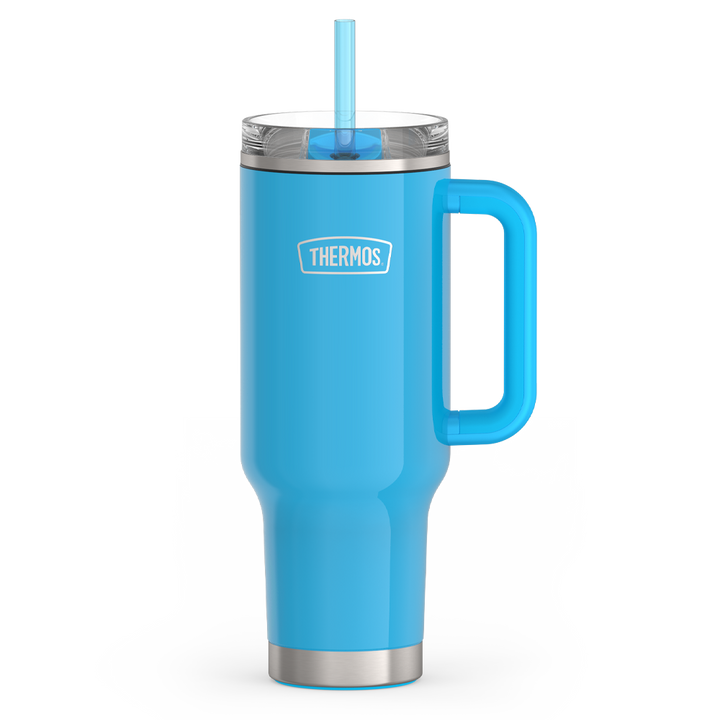 40oz STAINLESS STEEL CUP HOLDER MUG - BRIGHT BLUE