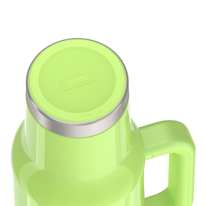 40oz STAINLESS STEEL CUP HOLDER MUG - BRIGHT LIME