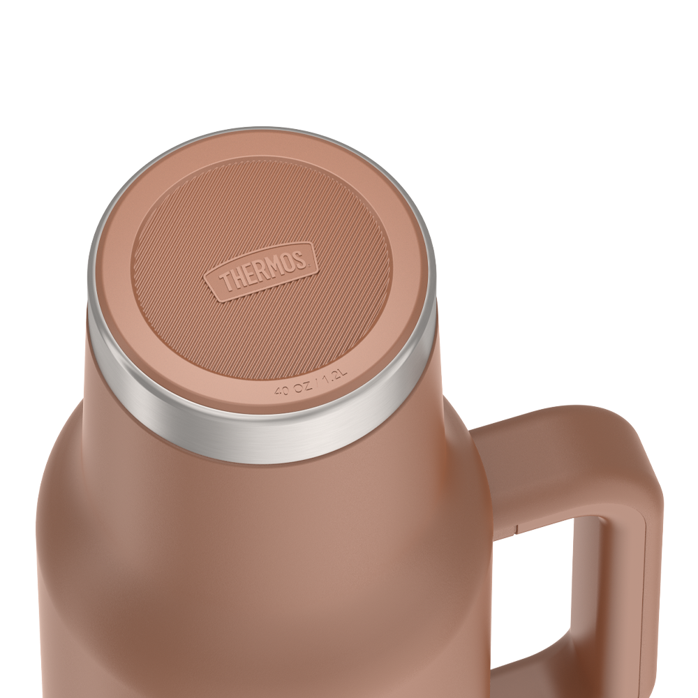 40oz STAINLESS STEEL CUP HOLDER MUG - MOCHA