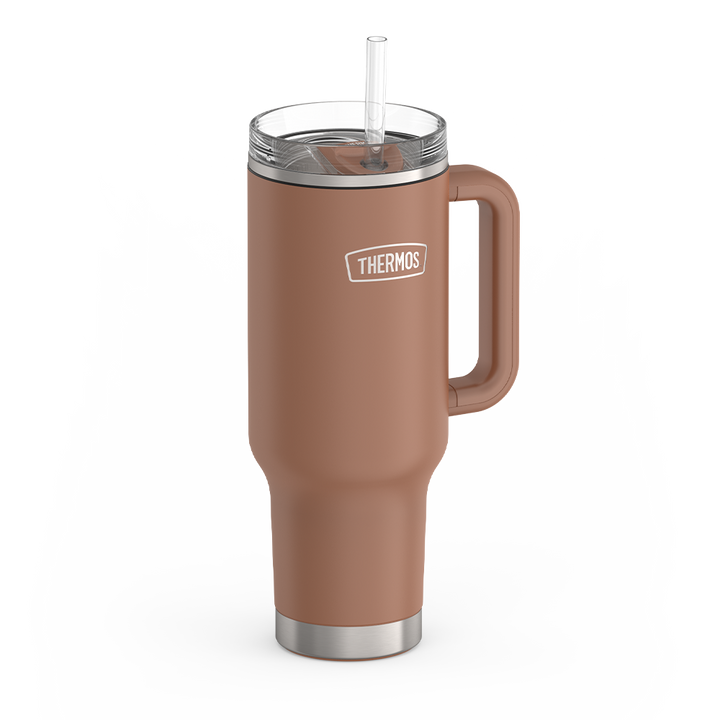 40oz STAINLESS STEEL CUP HOLDER MUG - MOCHA