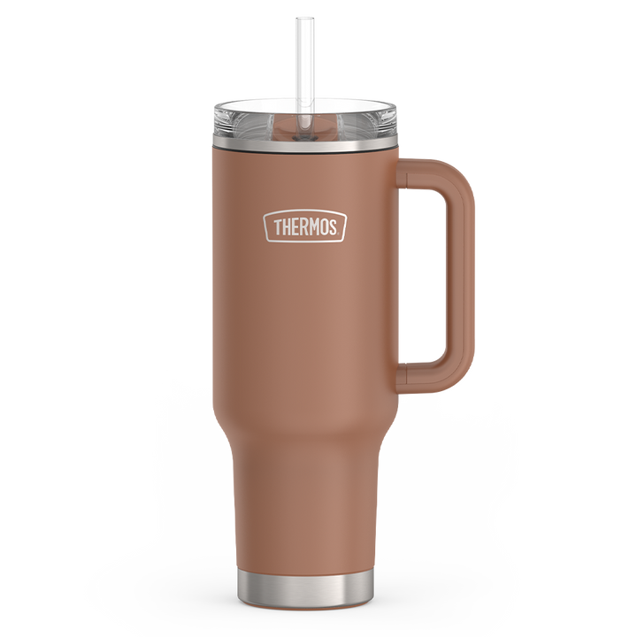 40oz STAINLESS STEEL CUP HOLDER MUG - MOCHA