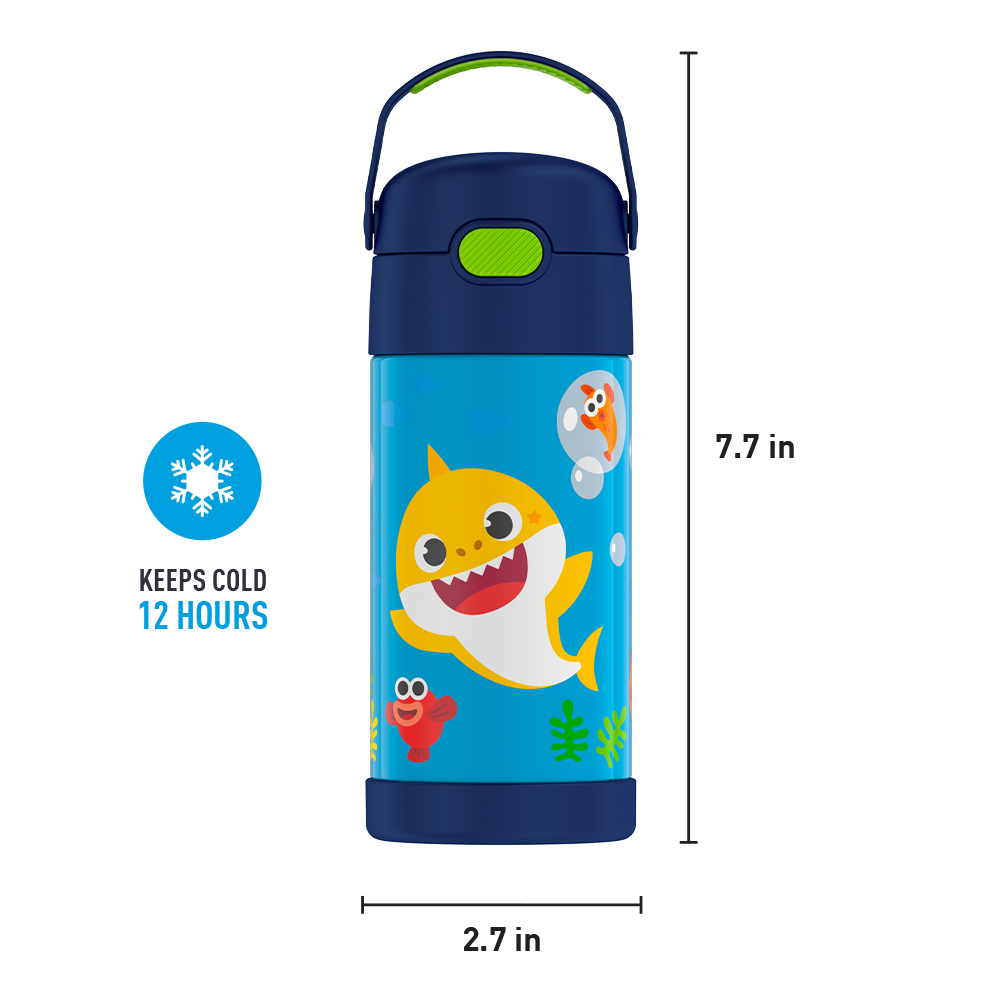420ML SpongeBob Thermos Water Bottle Anime Large Capacity Portability  Vacuum Flask Insulated Water Bottle Kids Drinkware