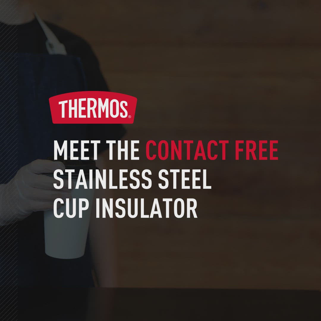 Thermos Vacuum Insulated Stainless Steel Coffee Cup Insulator