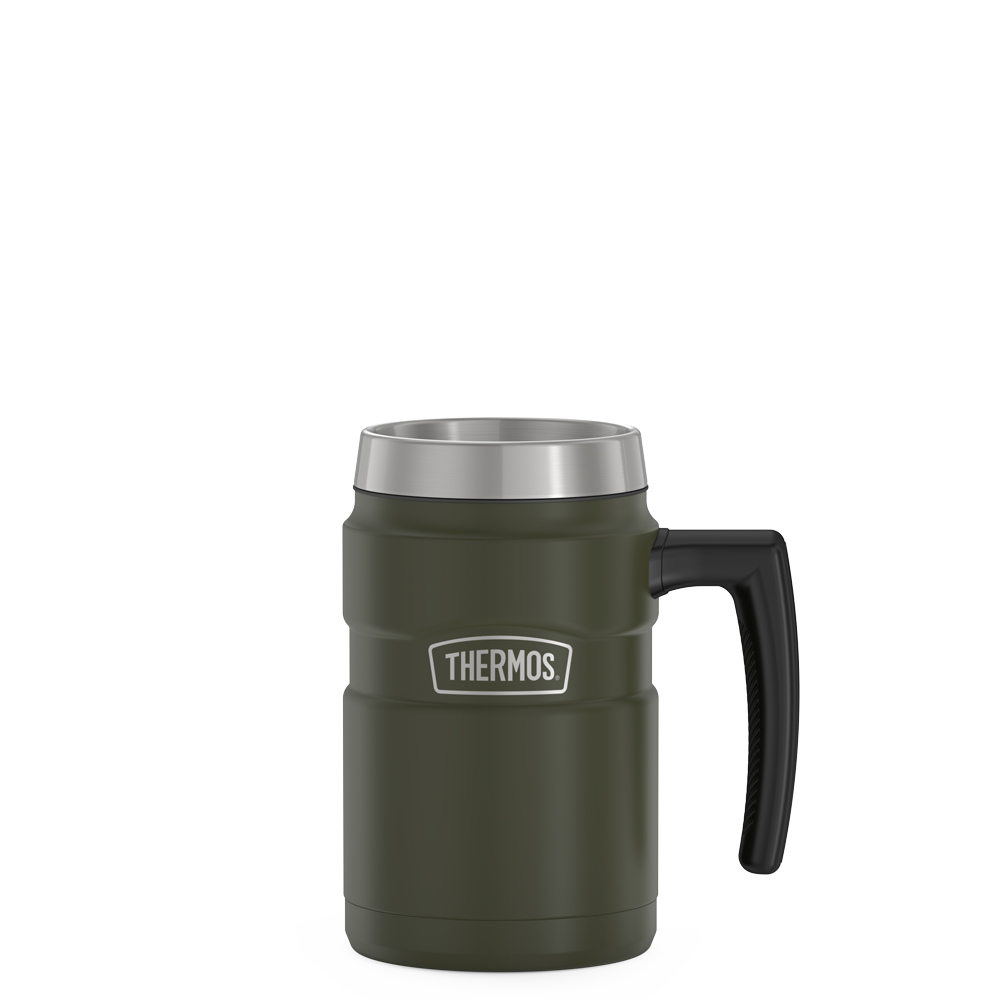 Thermos 16 oz. Stainless King Vacuum Insulated Coffee Mug - Army Green