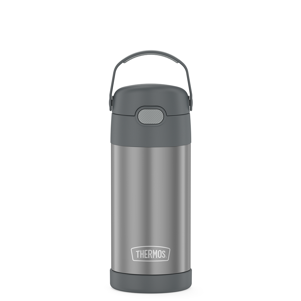 Thermos 12oz Funtainer Water Bottle With Bail Handle - Black