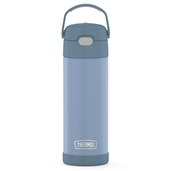 Snug Kids Water Bottle - insulated stainless steel thermos with straw  (Girls/Boys) - Camo, 17oz