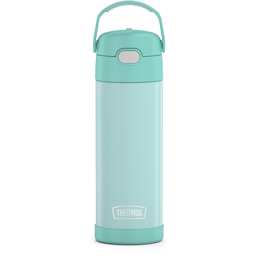 Thermos F41101ap6 16-Ounce Funtainer Vacuum-Insulated Stainless Steel Bottle with Spout (Apricot)