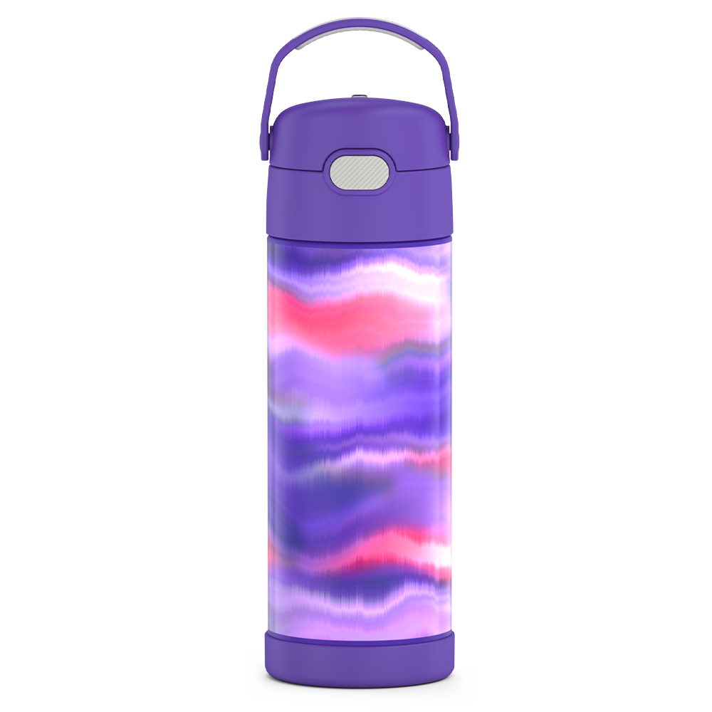 Thermos F41101RV6 Funtainer 16 oz. Red Violet Stainless Steel Water Bottle